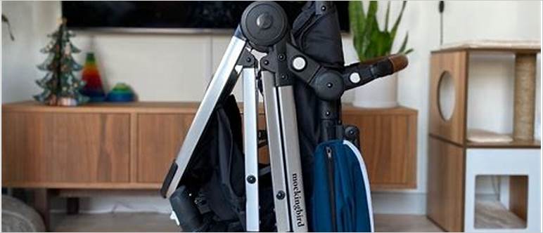 Mockingbird stroller folded